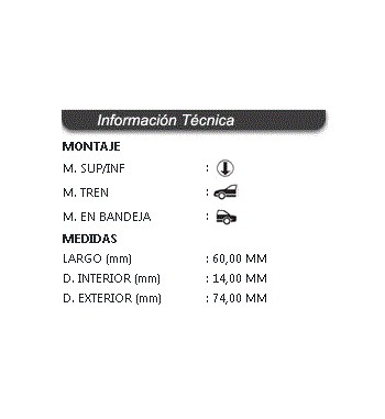 Buje Bandeja Inferior ACCORD 2004 2007 K24 J30