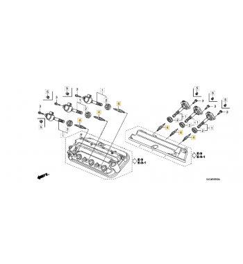 Bujia IRIDIUM Genuino  ACCORD V6 PILOT RIDGELINE 2008 2015 JGO. 6 UNIDADES