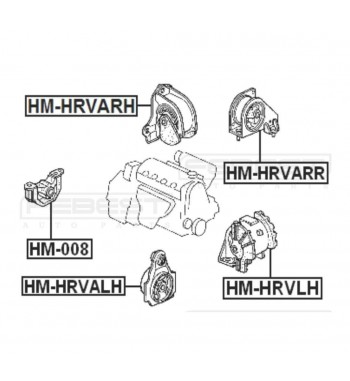 Soporte Honda Hrv Inferior LH Modelo especial