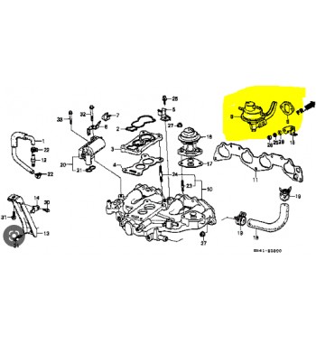 Bomba Bencina HONDA Civic 1989 1992 Con CARBURADOR